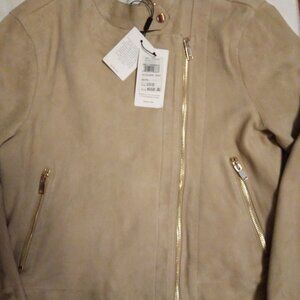 Reiss Olivia Suede Moto Style Jacket NWT's Size 6